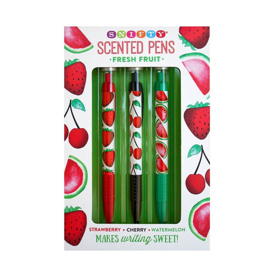 SNIFTY - FRESH FRUIT SCENTED PEN SET - Purses & Pearls