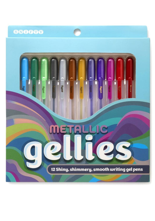 SNIFTY - GELLIES - METALLIC GEL PEN SET - Purses & Pearls