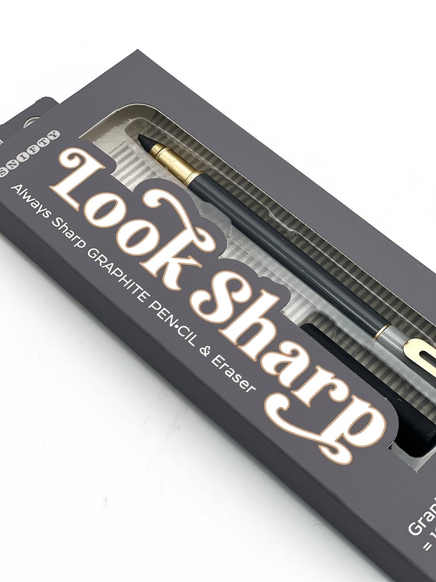 SNIFTY - LOOK SHARP GRAPHITE PEN•CIL - GRAY - Purses & Pearls