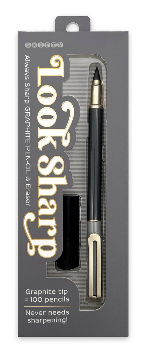SNIFTY - LOOK SHARP GRAPHITE PEN•CIL - GRAY - Purses & Pearls
