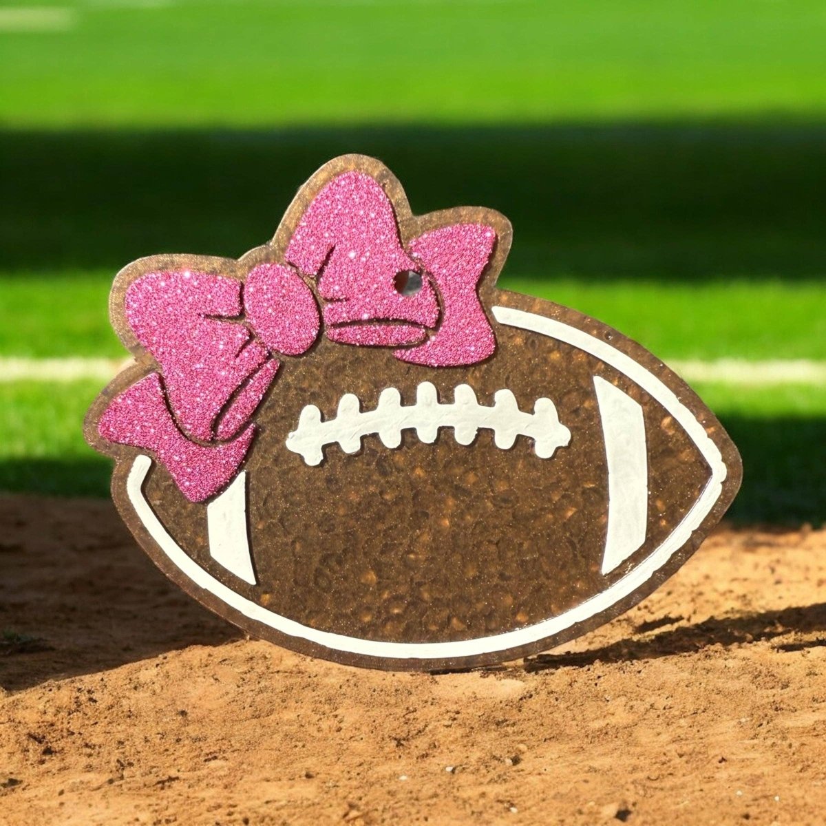 Sparkle Football Freshie - Purses & Pearls