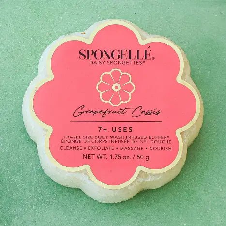 Spongellé - Grapefruit Cassis Daisy Spongette - Purses & Pearls