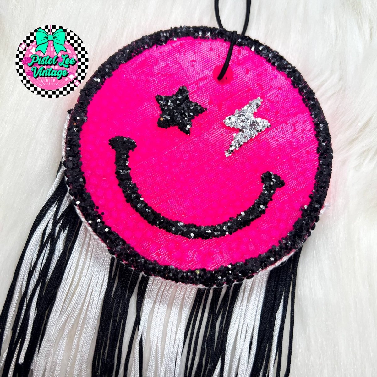 Star & Lightning Bolt Smiley Freshie - Purses & Pearls