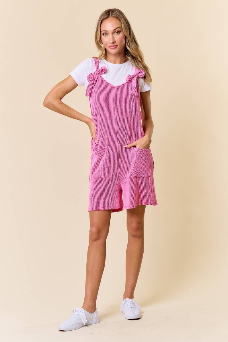 Stripes and colors Romper - Purses & Pearls