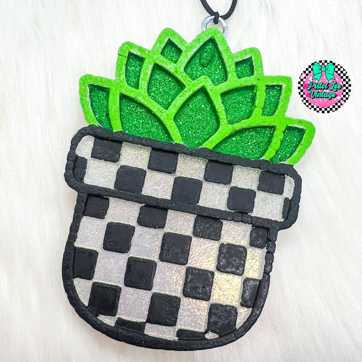 Succulent Car Freshie - Purses & Pearls