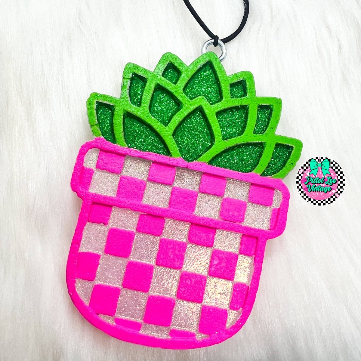 Succulent Car Freshie - Purses & Pearls