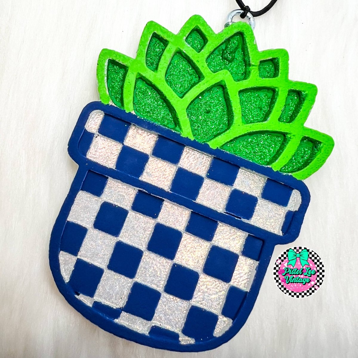 Succulent Car Freshie - Purses & Pearls