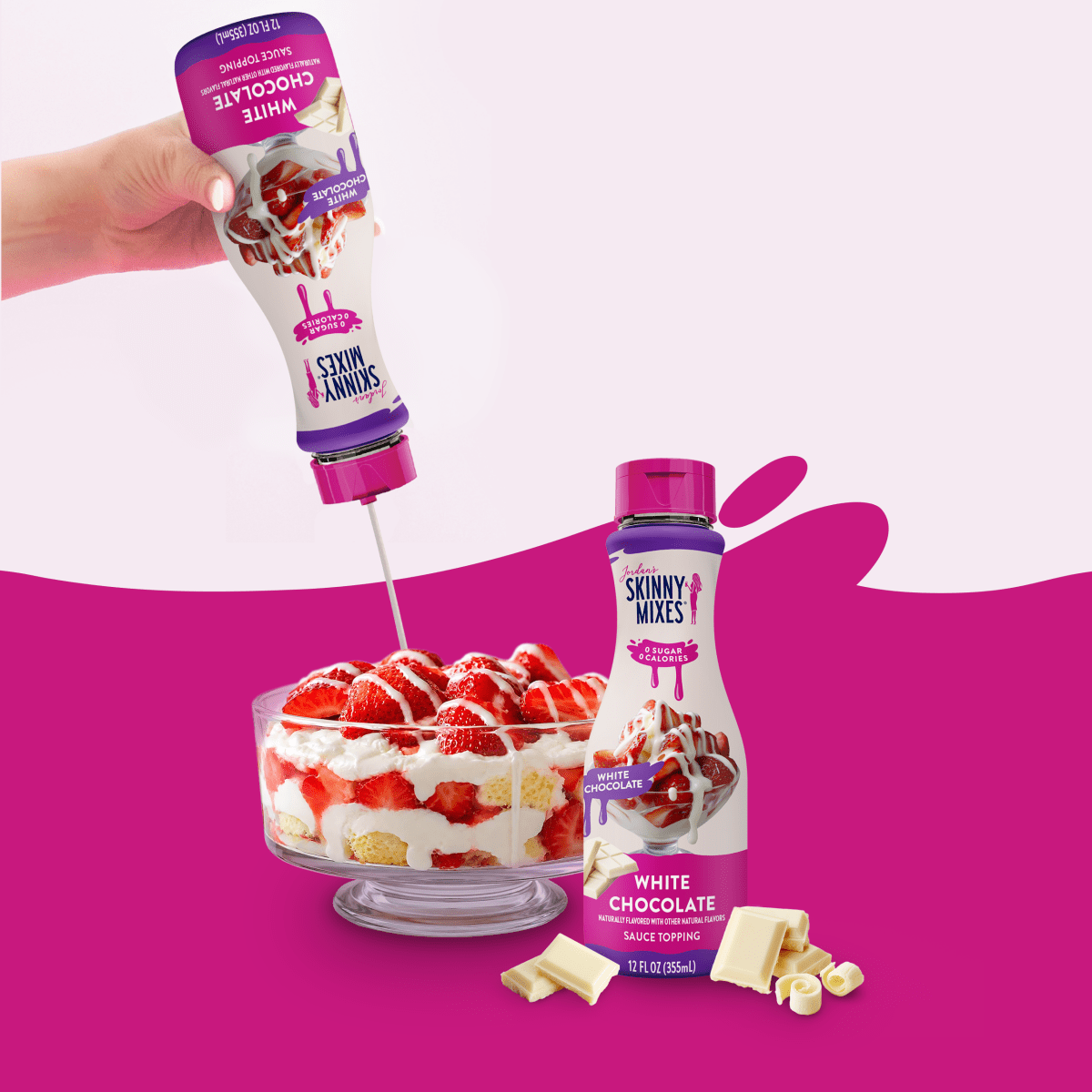 Sugar Free White Chocolate Sauce - Purses & Pearls
