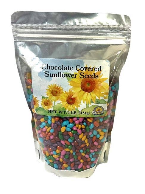 Sunflower Food Company - Rainbow colored Sunny Seeds in 1 lb resealable bags - Purses & Pearls