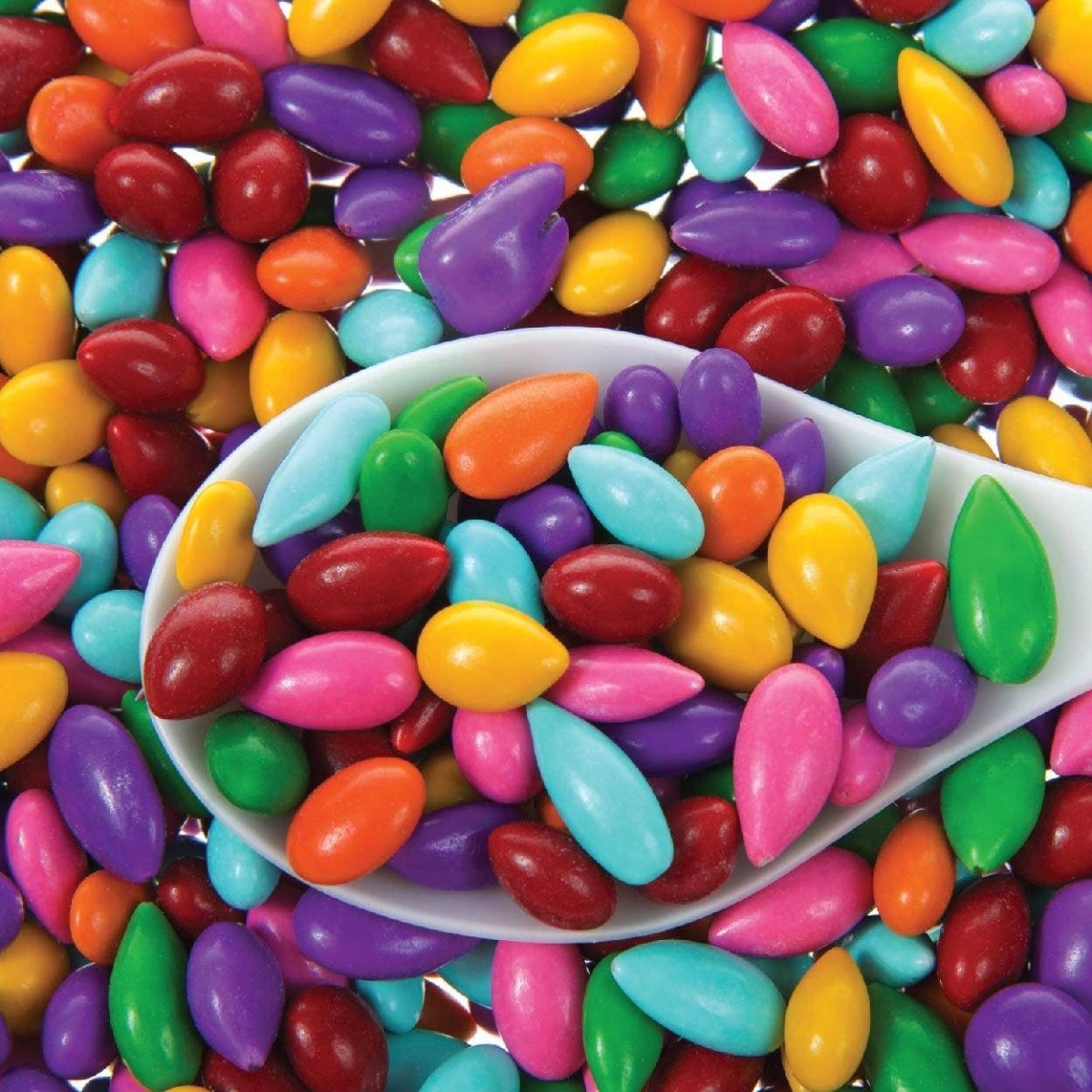 Sunflower Food Company - Rainbow colored Sunny Seeds in 1 lb resealable bags - Purses & Pearls