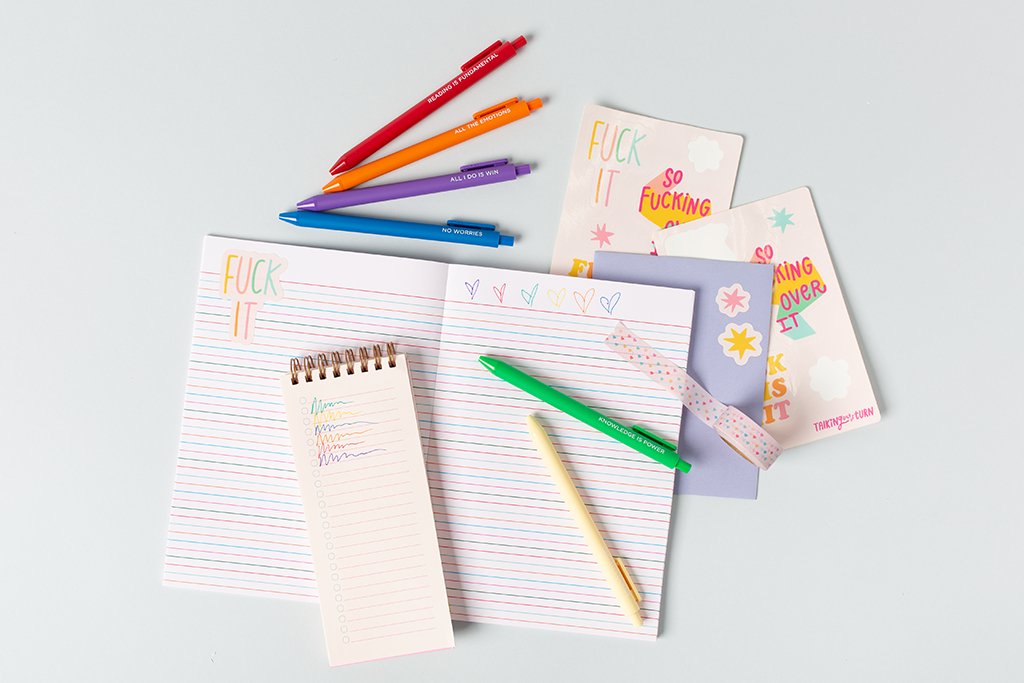 Talking Out of Turn - Jotter Sets - 6 pack: Now or Never - Purses & Pearls