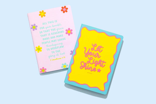Taylor Elliott Designs - Notebook Set - Spiritual Affirmations - 2 Piece Set - Purses & Pearls