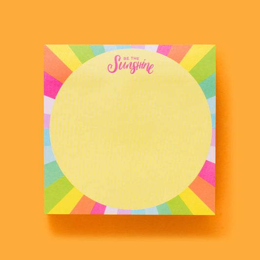 Taylor Elliott Designs - Sticky Notes Pad - "Be the Sunshine" - Purses & Pearls