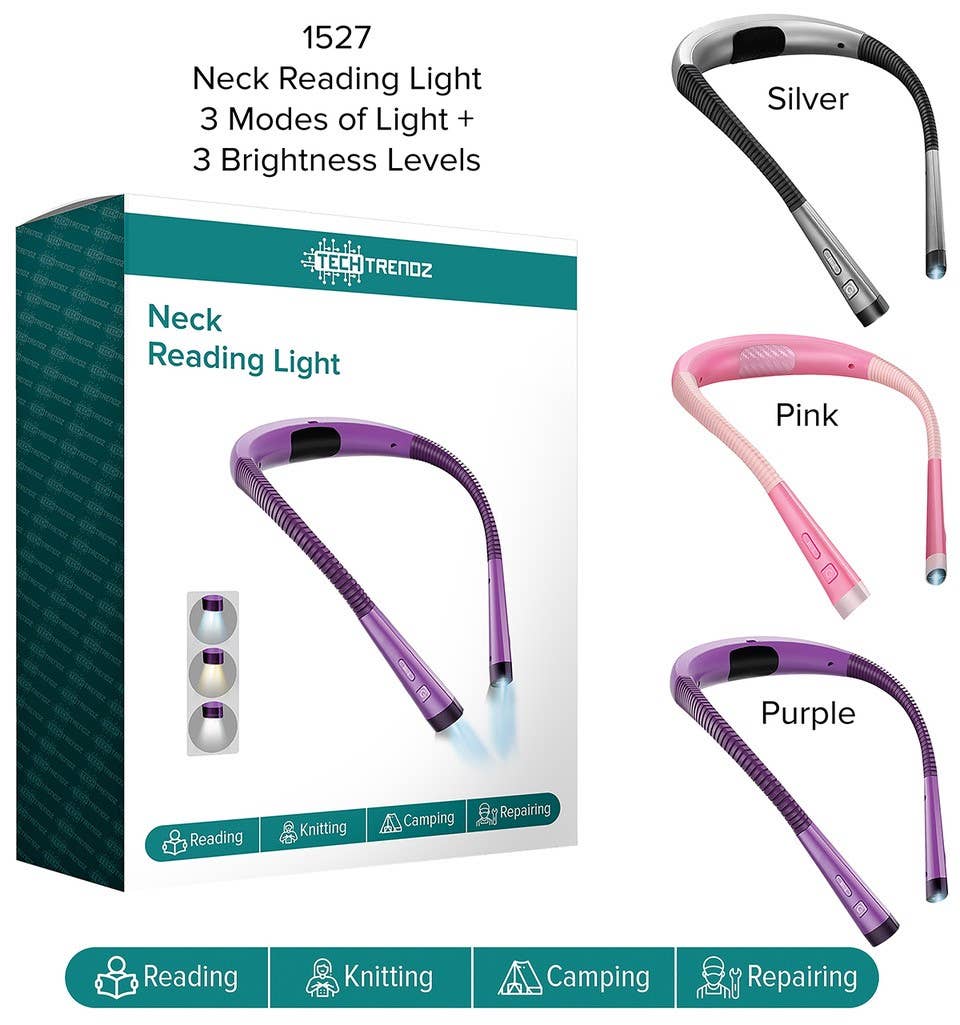 Tech Trendz - Neck Reading Light - Purses & Pearls