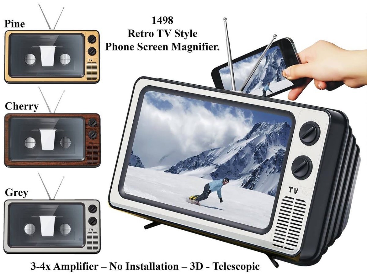 Tech Trendz - Retro Screen Magnifier - Purses & Pearls