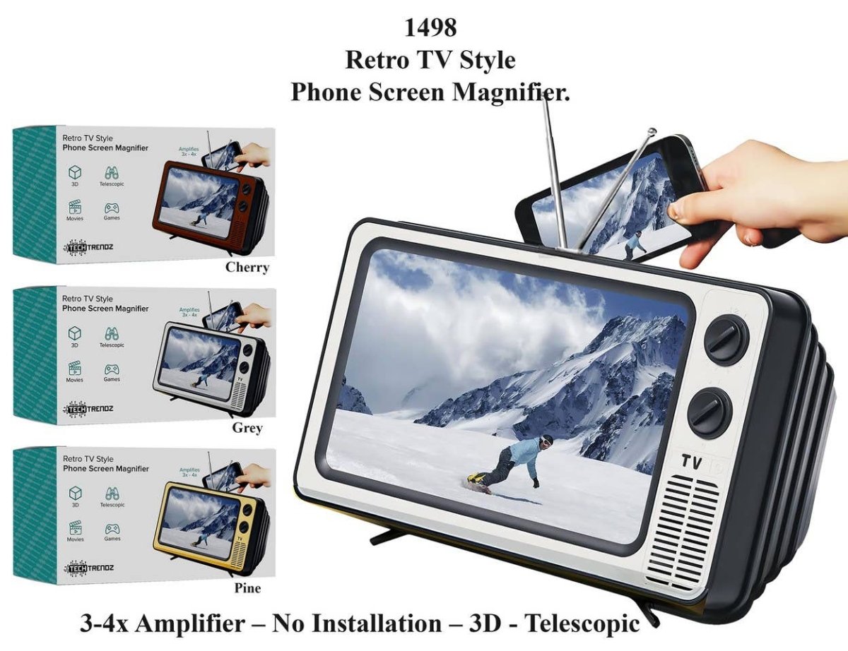 Tech Trendz - Retro Screen Magnifier - Purses & Pearls