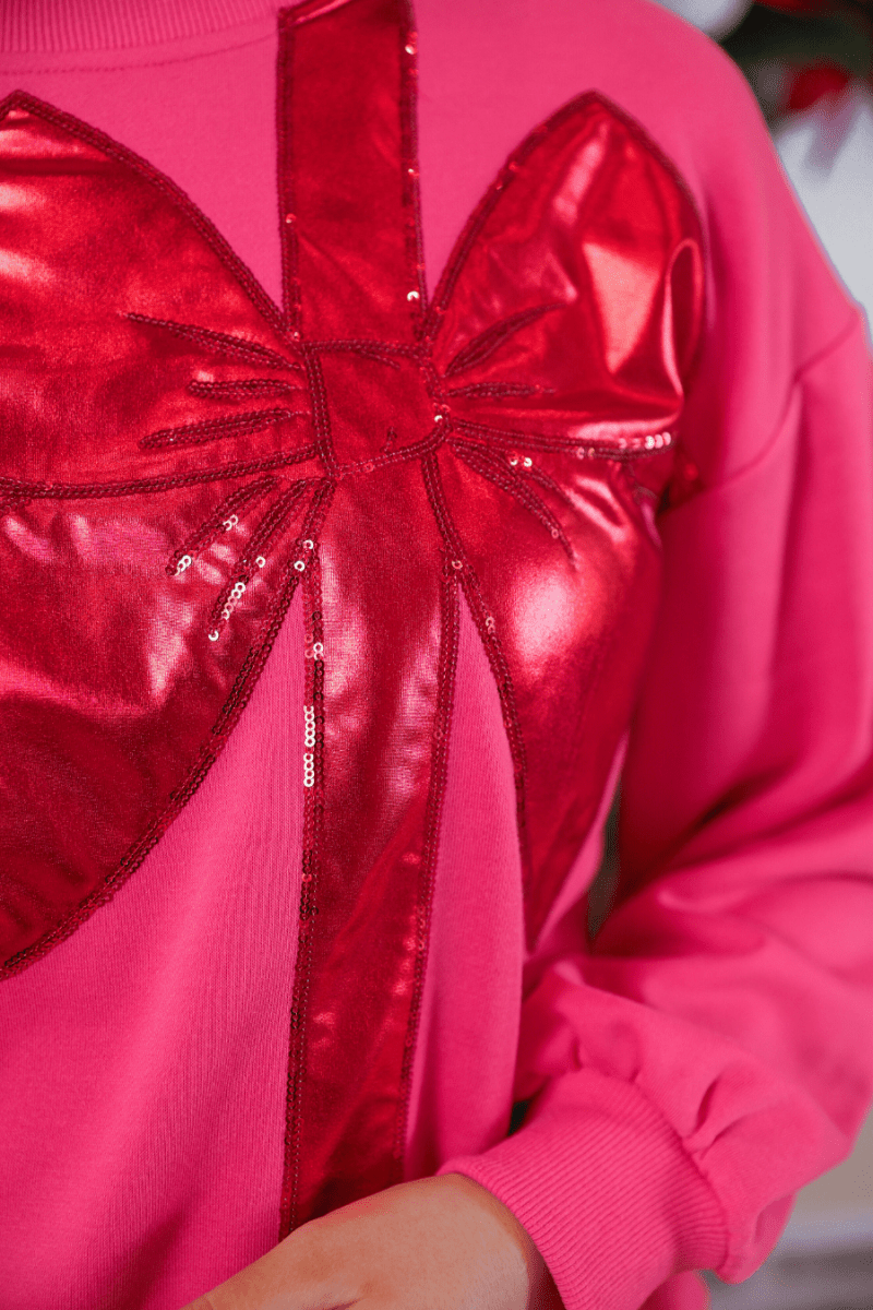 That's a Wrap Sweatshirt - Purses & Pearls