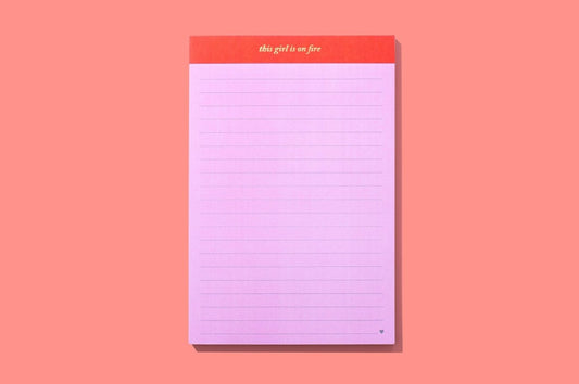 This Girl is on Fire List Pad - Purses & Pearls