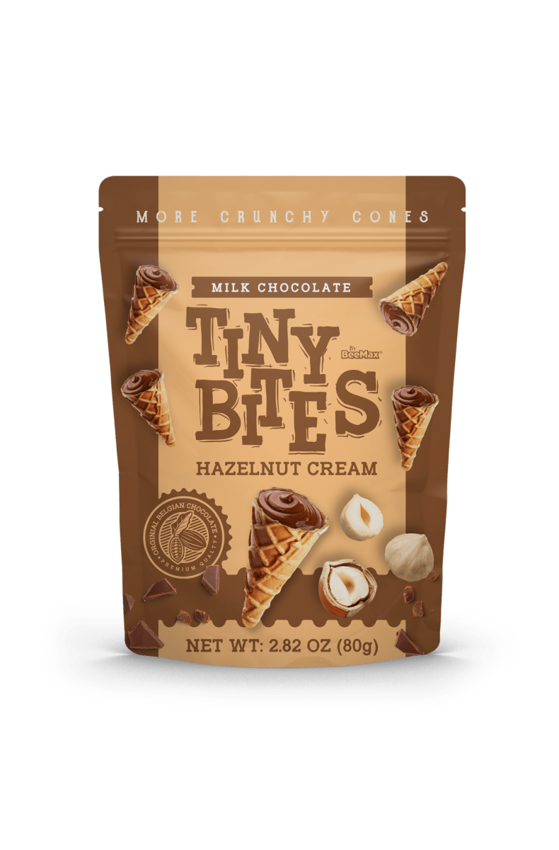 Tiny Bites Hazelnut Cone  2.82 oz - Purses & Pearls