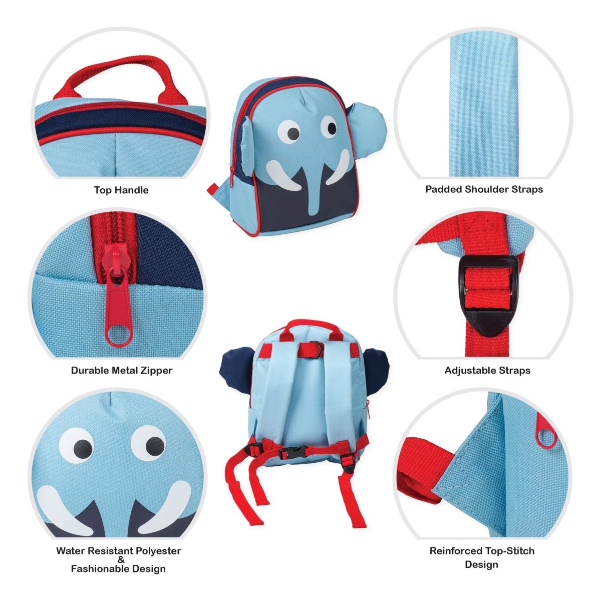 Toddler Elephant Backpack - Purses & Pearls