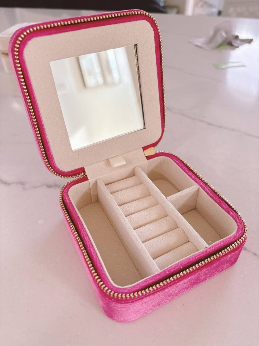 Velvet Vibes Jewelry Box - Purses & Pearls