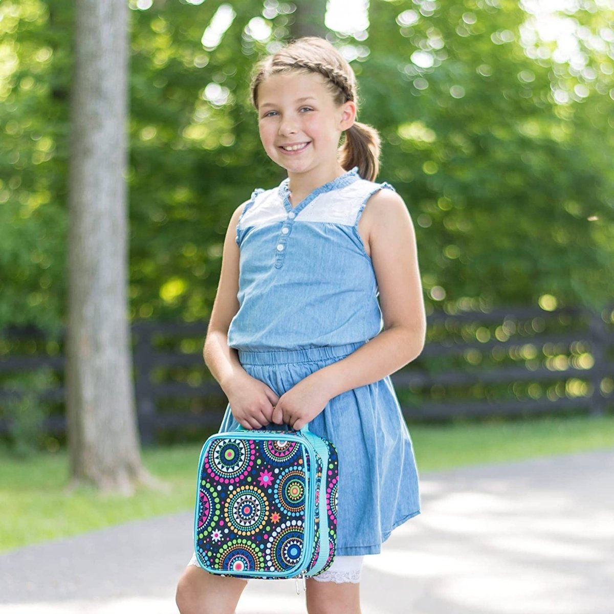 Vintage Sunburst Lunch Bag - Purses & Pearls