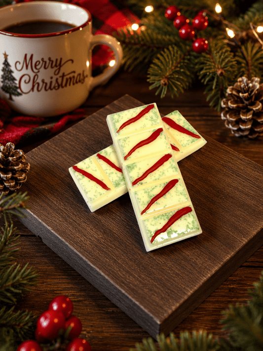 Wax and Wix Bakery® - Christmas Tree Snack Cake Wax Melts/Snap Bar. Soy Wax Melts - Purses & Pearls