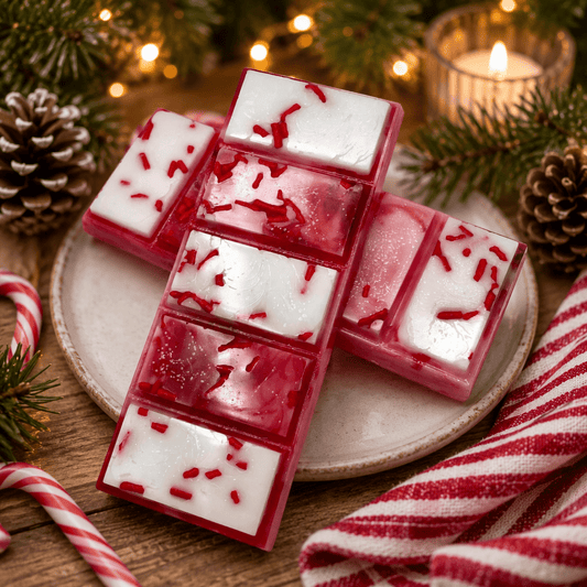 Wax and Wix Bakery® - Peppermint Swirl Snap Bar. Strongly Scented Soy Wax. 1.75 Oz. 1 Bar - Purses & Pearls