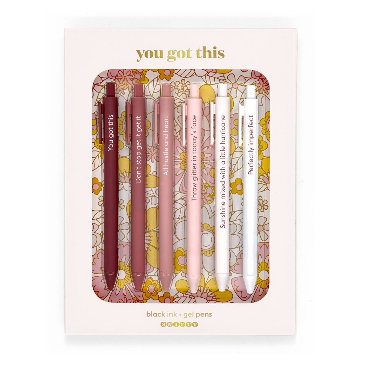 YOU GOT THIS - QUOTABLE GEL PEN SET - Purses & Pearls