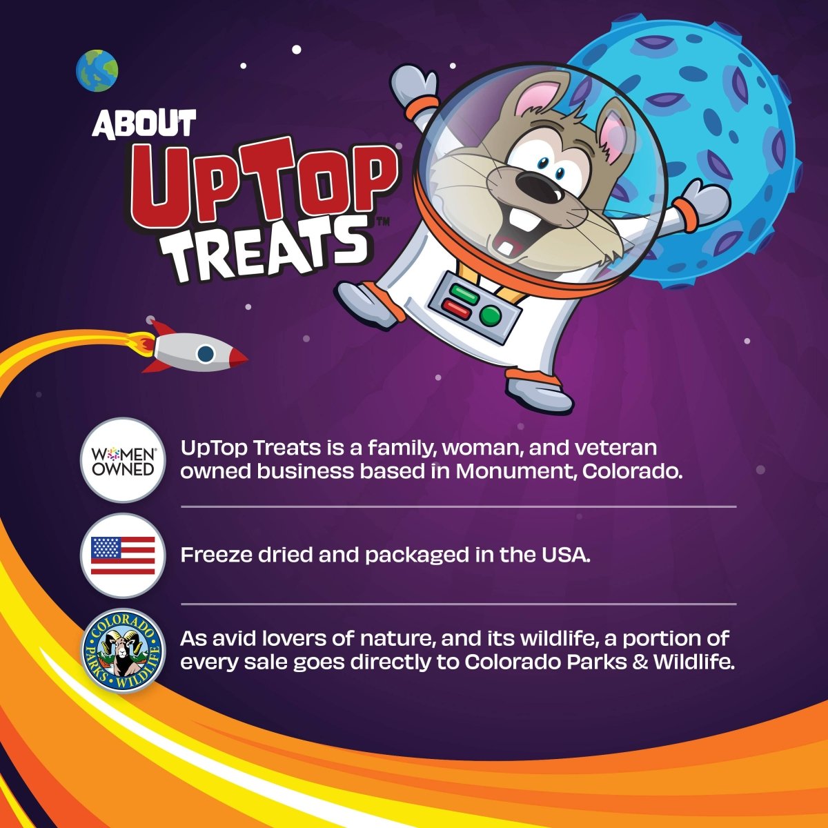 UpTop Treats - Disc Shape - Vanilla Dehydrated Marshmallows 4oz - Purses & Pearls