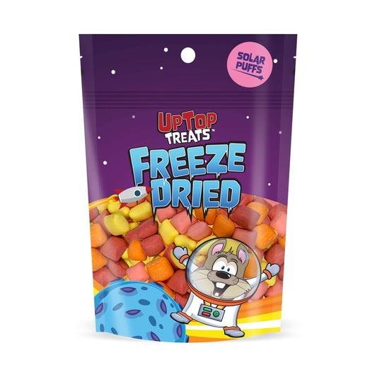 UpTop Treats - Solar Puffs - Freeze Dried Candy 6oz - Purses & Pearls